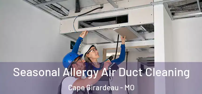 Seasonal Allergy Air Duct Cleaning Cape Girardeau - MO
